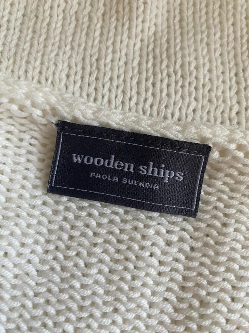 Wooden Ships | Bride V-Neck Cotton Sweater